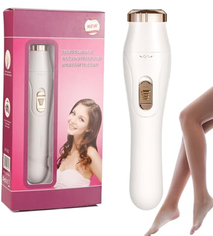 Recorte de vello corporal, recortadora de bikini para mujer, maquinilla de afeitar eléctrica, uso en seco y húmedo, depiladora impermeable para un afeitado con cabezales de corte reemplazables
