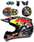 SMTSEC Casco Moto per Ragazzi Casco Motocross Bambini Caschi Cross per Adulti Uomo Casco Moto ATV Casco Integrale Enduro MTB Certificato DOT con Occhiali Maschera Guanti Casco da Discesa,Black/A-M