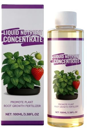 Solución De Nutrientes Para Plantas,Suministros Naturales 100ml | Fertilizante Líquido Interior | Para Flores Crecimiento Propagación Plantas Domésticas Jardinería Fruta Vegetal Patio
