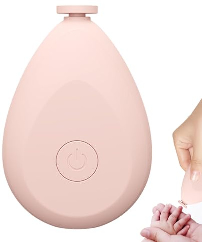 Selektiv babynagelklippare - babynagelklippare med 4 sliphuvuden | Nagelfil för nyfödda tår och naglar, batteridriven nagelsax | polering och trimning