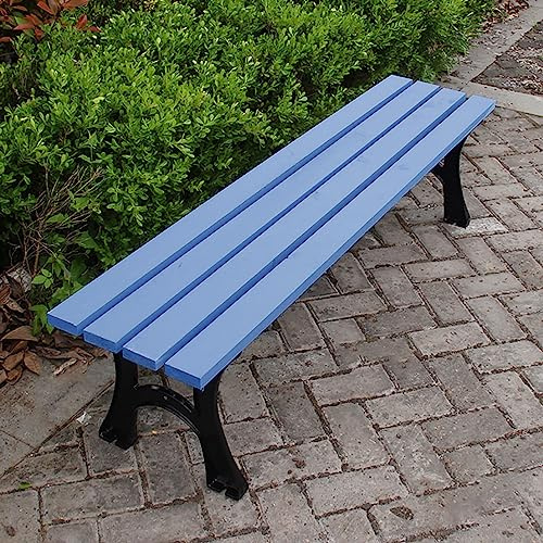 Banco de madera sin respaldo al aire libre para patio, terraza, patio o piscina