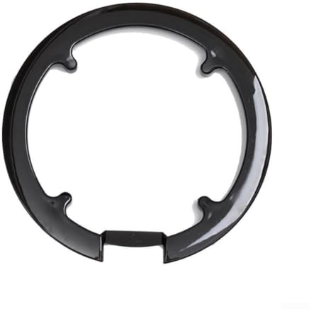 Posheliox Bicycle Sprocket Guard, Quality Plastic Crank Chain Ring Cover, Quick Install Protection For Bike Crankset, Black Color Option