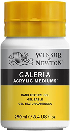 Winsor & Newton 3040811 Galeria Strukturgel Sand, 250 ml Topf, gibt Acrylfarben einen Sandeffekt