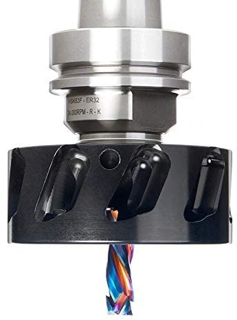 Amana Tool DCE-01 CNC Dust and Chip Extraction Nut System 92mm for ER32 Collet