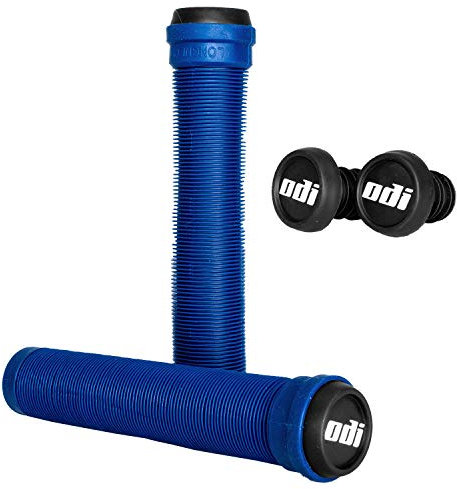 Odi SLX Soft BMX Dirt Stunt-Scooter Griffe 160mm mit Barends + Fantic26 Sticker (Dunkel Blau)
