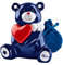 Salvadanaio Orso Blu in Ceramica 50gr Perugina Baci Limited Edition Amore Love