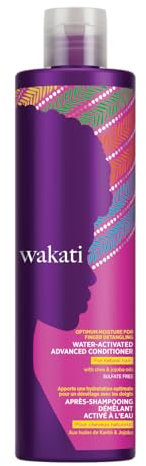 Wakati Water-Activated Finger Detangling Softening Advanced Conditioner for Natural Afro Hair 235 ml