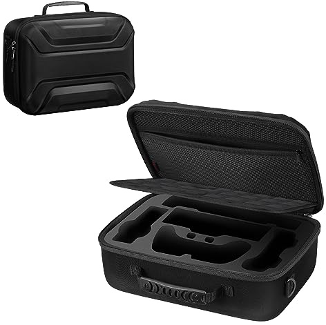 FINTIE Custodia Borsa Compatibile con Nintendo Switch Modello OLED 2021/Switch 2017, Portatile di Custodia da Viaggio Protettiva Carrying Borsa per Switch Console, Pro Controller & Accessori, Nero