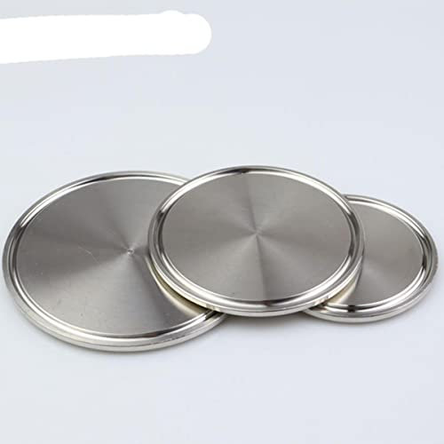 BHADANI 50,5 mm 64 mm 77,5 mm 91 mm Ferrule AD 1,5 Quot; 2 2,5 3 4 6 Tri Clamp SS304 Edelstahl Sanitär-Blindabdeckung Endkappe-Ferrule AD 64mm