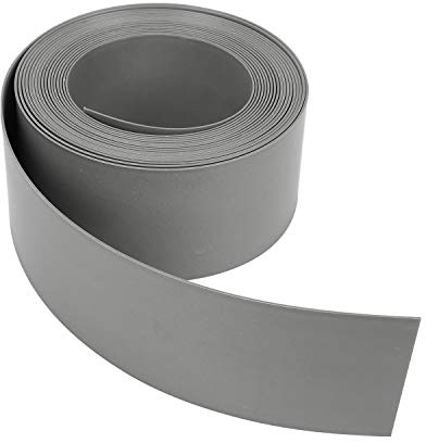 Daromigo Bordure de gazon Bordure de pelouse Bordure de jardin Bordure de plate-bande Bordure profilée Pavés Palissade de jardin(Longueur 10m - Hauteur 10cm, Gris )