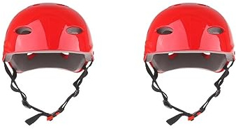 2 set Water Sports Safety Helmet for Wakeboard Kayak Canoe Boat Surfing L Red