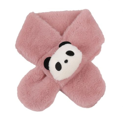 SJTJSPX Kinderschal Baby Schals Weiche Halstuch Herbst Winter Warm Kleinkind Schal Cartoon Panda Plüsch Winterschal für Mädchen Jungen