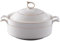 Soup Tureen Ceramic, 1.5L White Serving Bowls with Gold Border Double Handle Soup Tureen with Lid and Ladle Set for Pasta