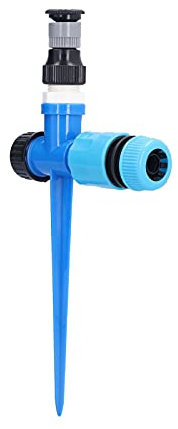 Sprinkler à Pelouse Réglable à 360 ° de Matériau ABS, Technologie de Brume Fine, Couverture Prolongée, Construite Partir Matériau ABS Durable, Polyvalent pour Les Arbres Fruitiers, Les Arbustes,