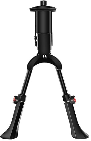 Haodream Fahrradständer, Bergbein für 24–29 Zoll, verstellbares Zweibein, doppelte Unterstützung, Verstellbarer Fahrradständer, Aluminium Hinterradständer für Fahrräder