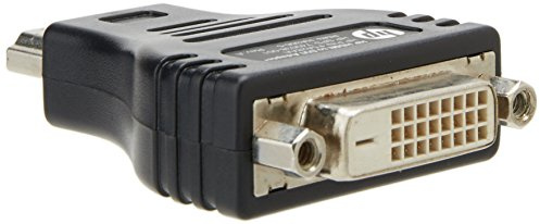 HP HDMI to DVI Adapter - Adaptador para Cable (DVI-D, HDMI, Macho/Hembra, Negro, 1920 x 1080 Pixeles, 4,1 cm)