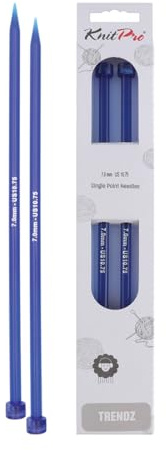 KnitPro KP51215 Aiguilles Simple Pointes Bois Multicolore 35 cm x 7 mm