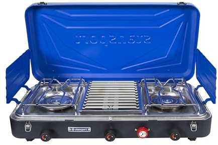 Stansport 2-Burner Propane Stove with Grill (212-600-50)