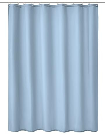 Kleine Wolke Kito Duschvorhang, 100% Polyester, Azur, 120x200 cm