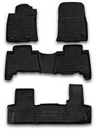 Element Alfombrillas Interior de Coche a Medida TPE Toyota Land Cruiser Prado 150, 2013->, 7 Seats, 5 pcs.