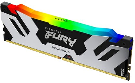 Kingston Fury Renegade Schwarz RGB 16GB 6000MT/s DDR5 CL32 DIMM Desktop Gaming Speicher - KF560C32RSA-16