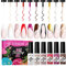 ROSALIND 10 Farben Gel Liner Nail Polish Pen Gellack Shellac Nagellack Nageldesign Set UV LED Set 5ml Painting Linie zeichnen Nageldesign DIY