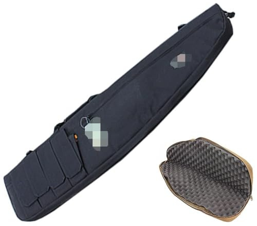 WSFZEG Bolsa Rifle Escopeta Airsoft, Maletin Arma Larga Funda para Transporte De Armas Suave Acolchado con Cerradura Carabina Bolsa para Caza Pesca