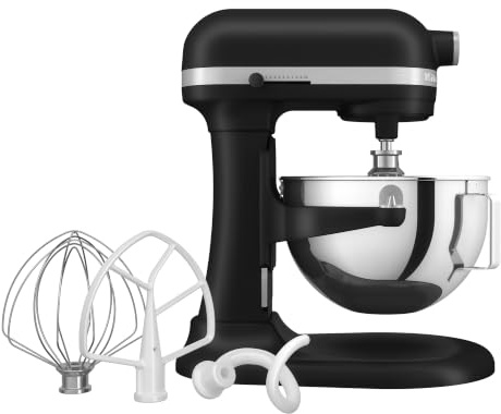 KitchenAid HEAVY DUTY - KÜCHENMASCHINE MIT SCHÜSSELHEBER 5,2 L - MATT SCHWARZ 5KSM55SXXEBM