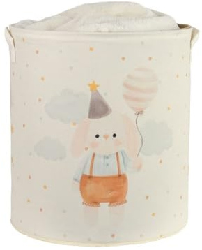 Prendi Home - Cesta plegable para juguetes y ropa sucia, 37 x 40 cm, diseño de animales, malla transpirable, ideal para habitación de niños, habitación de bebé o baño