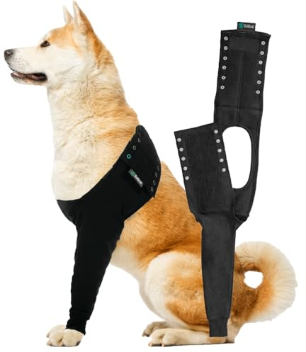 Suitical Recovery Sleeve Hund, L, Schwarz