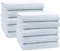ZOLLNER 10er Set Handtücher, ca. 50x100 cm, Baumwollmix, 340g/qm, blau