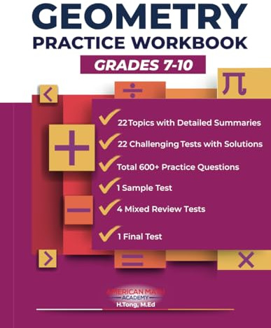 GEOMETRY PRACTICE WORKBOOK FOR THE SAT & PSAT