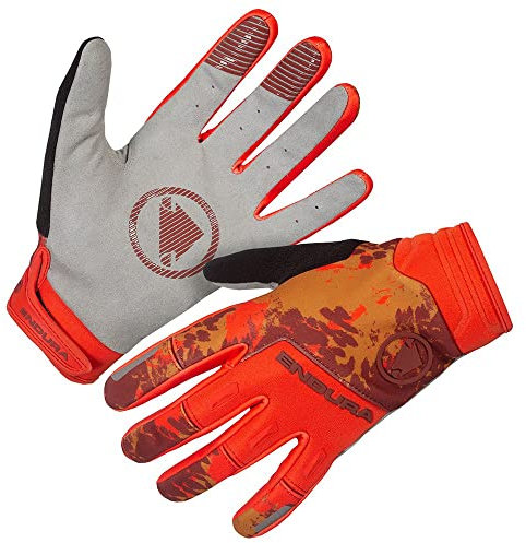 Endura MTB-Handschuhe SingleTrack Windproof Orange Gr. XL