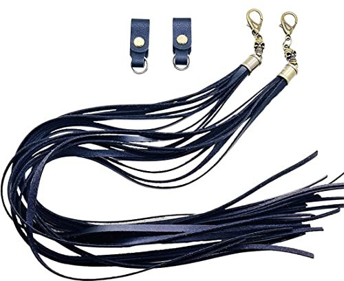 1 Paar Universal Motorrad PU Leder Lenker Bremse Kupplung Hebel Quaste Fringe Schädel Abdeckung Motorrad Dekoration Zubehör