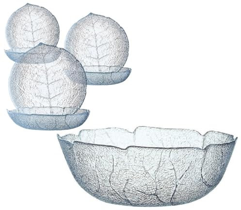 Luminarc Aspen Schüssel 27 cm+ Puddinteller 14,5 cm Set 7 tlg