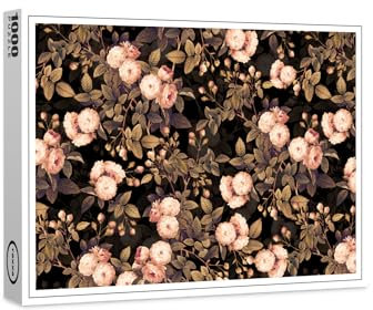 raxxa Premium-Puzzle | Die Renaissance der antiken Rosenmuster | 1000 Teile