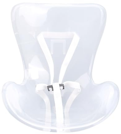 BOXOB Asiento Coche para Muñecas & Juguetes Peluche, Silla Seguridad Plástico Accesorio Decoración Escritorio Clip Rejilla Aire Sofá Auto para Casa Oficina Exhibición de Muñecas (Transparente)