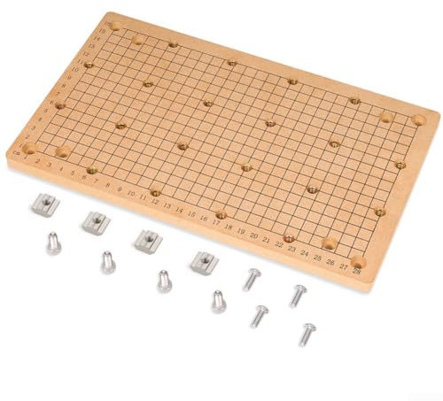 Panneau de protection en MDF avec trous filetés M6 pour routeur CNC 3018 30 x 18 x 1,2 cm Gravure sur bois