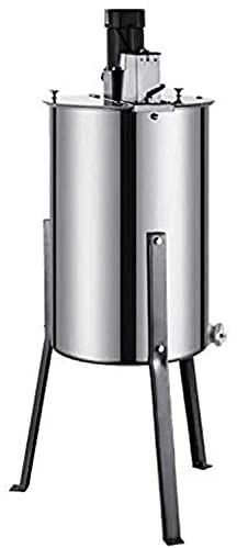 Extractor eléctrico de miel, centrífuga de tambor giratorio de acero inoxidable de 3 marcos para extracción de colmenares, equipo de grado alimenticio