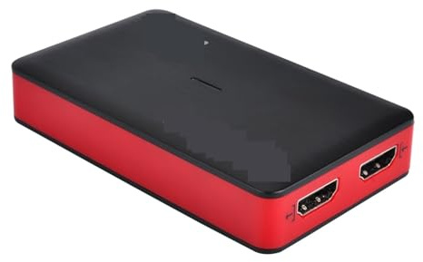 Tarjeta de captura video USB 3.0 con entrada micrófono 4K, paso a través 30 Mbps, 1080P120 Conmutación Fluida