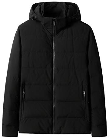 YLXD Taglie Forti Piumino Casual Da Uomo Uomo Giacca Calda Elegante Con Cappuccio A Maniche Lunghe Con Cappuccio In Tinta Unita Felpa Sportiva Per Escursioni In Campeggio 6XL
