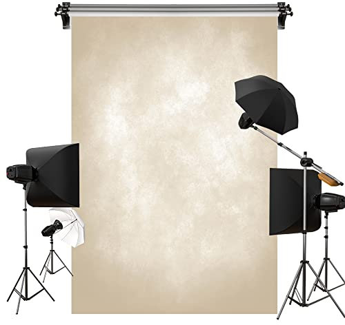 Kate 6.5x10ft/2x3m Light Yellow Backdrop Cream Abstract Texture Portrait Photography Background Photo Studio Props