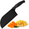 joeji's Kitchen Cortador Ondulado Corrugado de 29cm - Cuchillo Arrugado para Papas Fritas Patata y Vegetales Rebanadas Onduladas Sin Esfuerzo