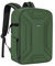 MOSISO Zaino Fotografico,Borsa Fotocamera DSLR/SLR/Mirrorless Waterproof Guscio Hard Geometric Simmetrico con Tripod Holder&Scomparto Laptop 15-16 Pollici Compatibile con Canon/Nikon,Militare Verde