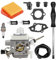 Vergaser-Kit FS240 FS260 4147-120-0625 für Stihl FS240 FS240C FS240R FS240RC FS260C FS260R FS360C FS410C Freischneider Teile Vergaser mit 4147 141 0300 Luftfilter