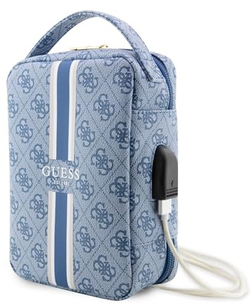 CG MOBILE WONDEE Guess - Borsa da viaggio da 10, con porta di ricarica USB integrata, goditi la moda come stile di vita con questa borsa organizer per gadget, regalo originale per donna