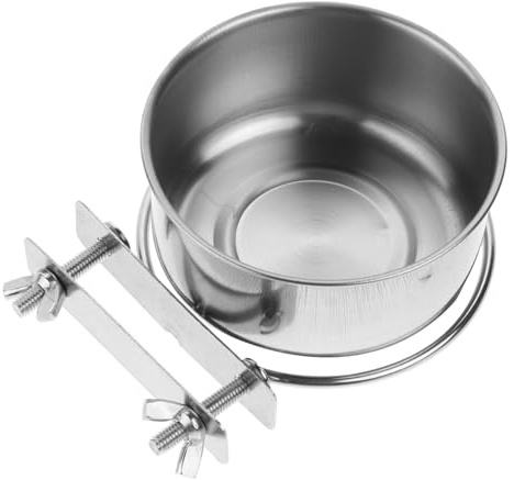 Gatuida Gamelle Eau Anti-déversement pour Chien Distributeur Eau Murale pour Nourriture Gamelle Suspendue pour Niche et Caisse de Transport