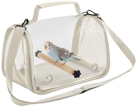 Portable Bird Cage, Compact Bird Transport Cage, Lightweight Foldable Transport Box Storage, Outdoor Trip Indoor