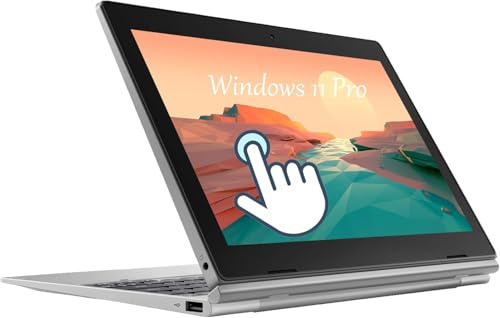 Lenovo IdeaPad D330 2-en-1 à écran Tactile Ordinateur Portable, 10,1 Pouces (1280 x 800), Intel Celeron N4000, 4 Go de RAM, SSD de 64 Go, Clavier Japonais QWERTY, Windows 11 Pro (reconditionné)
