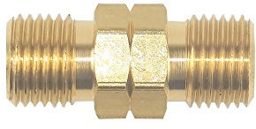 Gase Dopp Gas Schlauch Verbinder 1/4 Links Doppelnippel Kupplung Propan Acetylen Gasschlauch